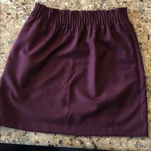 J. Crew Factory wool-blend sidewalk skirt